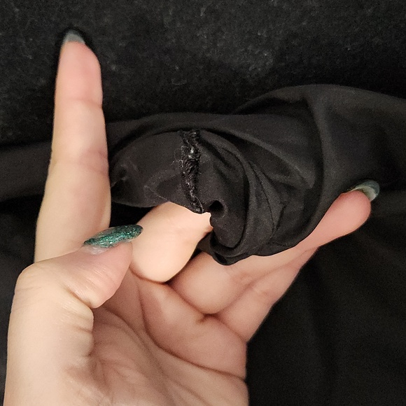 LOFT, Tall Medium, black wool moto jacket. - Picture 4 of 8